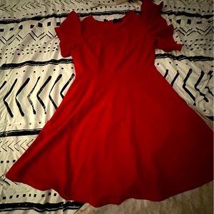 Flattering XL OTEN Red Dress